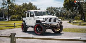  Jeep Wrangler with Fuel 1-Piece Wheels Burn - FC403